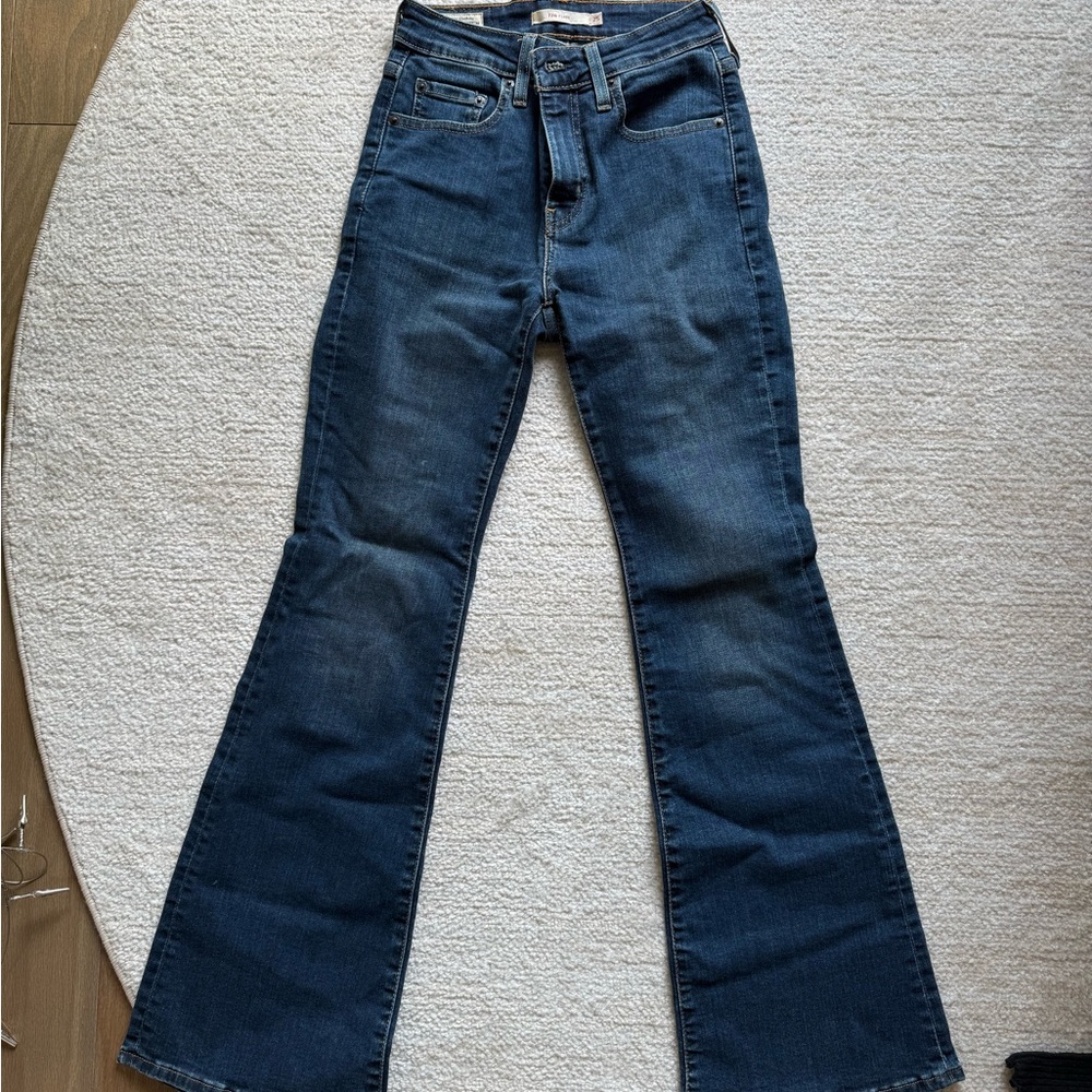 Levi's Dark Blue Flare Jeans